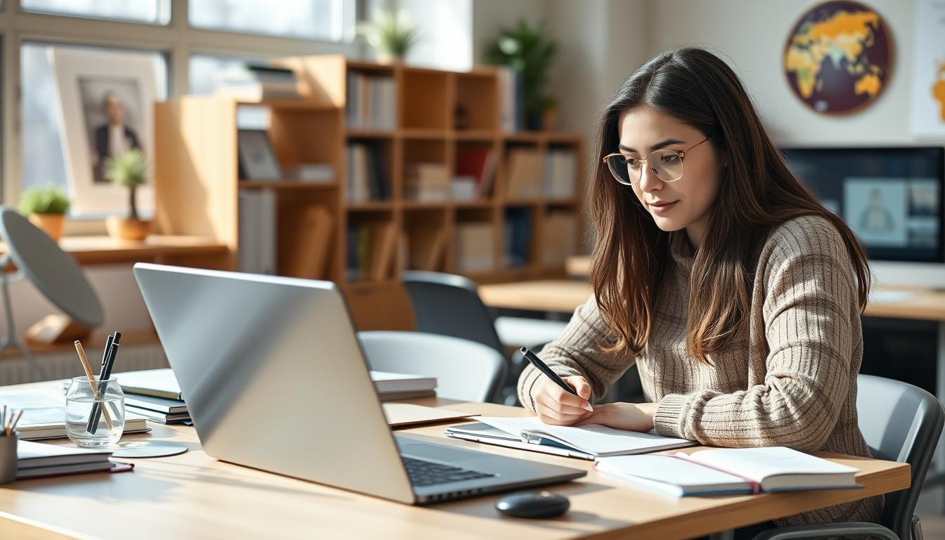 Digital learning platform with online study materials